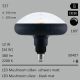  12W=34W Segula LED Mushroom schwarz matt E27 380Lm 180 CRI90 2200K dimmbar 
