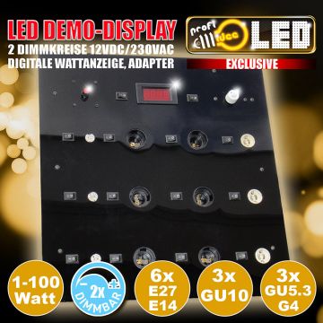  99096 - LED Demo Display L dimmbar 1-100W  127.84USD  