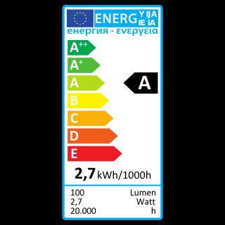 2,7W=10W LED Reflektor R50 klar E14 100Lm 45 Ra>90 2000-2900K ambient dimmbar