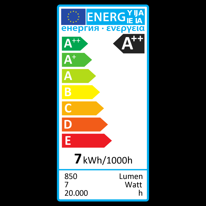 7W=63W Segula LED R7S 118 klar