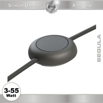  50845 - 3-55W LED Schnurdimmer mit Fussschalter, schwarz  74.70USD - 78.63USD  