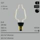  8W=28W SEGULA LED ART Woman E27 300Lm 360 Ra>95 2200K dimmbar 