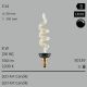  8W=30W SEGULA LED ART Candle E27 330Lm 360 Ra>95 2200K dimmbar 