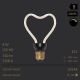 8W=30W SEGULA LED ART Heart klar E27 330Lm 360 Ra>95 2200K dimmbar 