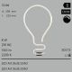  8W=30W SEGULA LED ART Bulb S14d klar 330Lm 360 Ra>90 2200K dimmbar 
