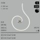  8W=30W SEGULA LED ART Snail S14d klar 330Lm 360 Ra>90 2200K dimmbar 