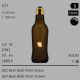  3,5W=7W Segula LED Beer Bulb Point brown E27 70Lm CRI80 1800K dimmbar 