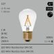  1W=8W Segula LED Mini Rustika klar 24VDC E27 80Lm 360� Ra>90 2600K 